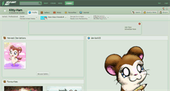 Desktop Screenshot of kitty-ham.deviantart.com