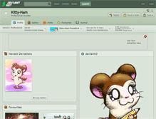 Tablet Screenshot of kitty-ham.deviantart.com