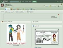 Tablet Screenshot of chibi-taicho.deviantart.com