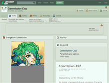 Tablet Screenshot of commission-club.deviantart.com