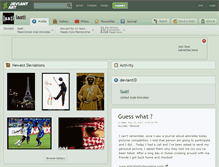 Tablet Screenshot of laati.deviantart.com