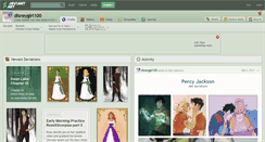 Desktop Screenshot of disneygirl100.deviantart.com