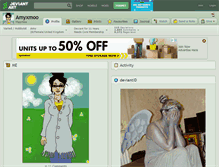 Tablet Screenshot of amyxmoo.deviantart.com