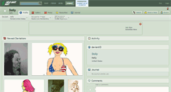 Desktop Screenshot of doiiy.deviantart.com