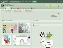 Tablet Screenshot of black-tsundere.deviantart.com