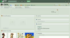 Desktop Screenshot of kingslug.deviantart.com