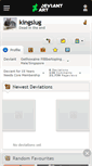 Mobile Screenshot of kingslug.deviantart.com