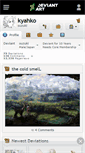 Mobile Screenshot of kyahko.deviantart.com