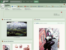 Tablet Screenshot of kyahko.deviantart.com