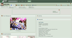 Desktop Screenshot of leaf-ninja.deviantart.com