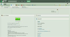 Desktop Screenshot of lalist.deviantart.com