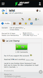 Mobile Screenshot of lalist.deviantart.com