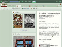 Tablet Screenshot of decayers.deviantart.com