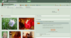 Desktop Screenshot of essenceofshadow.deviantart.com