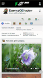 Mobile Screenshot of essenceofshadow.deviantart.com