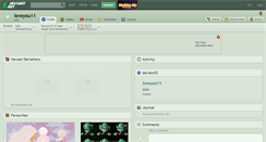 Desktop Screenshot of loveyou11.deviantart.com