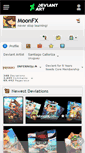 Mobile Screenshot of moonfx.deviantart.com