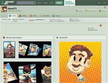 Tablet Screenshot of moonfx.deviantart.com