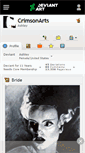 Mobile Screenshot of crimsonarts.deviantart.com
