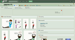 Desktop Screenshot of gaggedguy100.deviantart.com