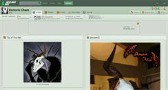Desktop Screenshot of demonic-chaos.deviantart.com