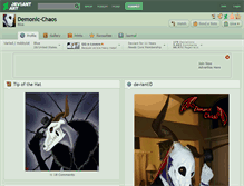 Tablet Screenshot of demonic-chaos.deviantart.com