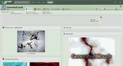 Desktop Screenshot of generatedclouds.deviantart.com