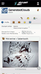 Mobile Screenshot of generatedclouds.deviantart.com
