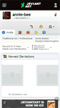 Mobile Screenshot of annie-bee.deviantart.com