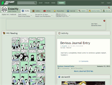 Tablet Screenshot of exzachly.deviantart.com