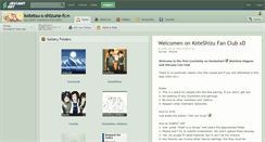 Desktop Screenshot of kotetsu-x-shizune-fc.deviantart.com