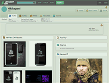 Tablet Screenshot of nikihayami.deviantart.com