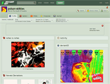 Tablet Screenshot of poison-skittles.deviantart.com