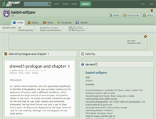 Tablet Screenshot of bastet-softpaw.deviantart.com