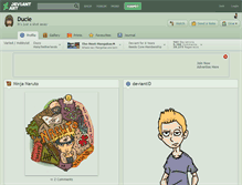 Tablet Screenshot of ducie.deviantart.com
