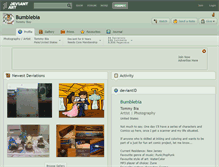 Tablet Screenshot of bumblebia.deviantart.com