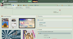 Desktop Screenshot of love-h3art.deviantart.com