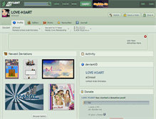 Tablet Screenshot of love-h3art.deviantart.com