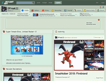 Tablet Screenshot of dfreak22.deviantart.com