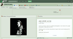 Desktop Screenshot of littleevilllama.deviantart.com