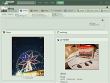 Tablet Screenshot of divzz.deviantart.com