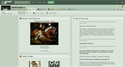 Desktop Screenshot of darkfandom.deviantart.com