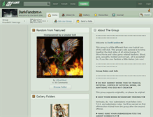 Tablet Screenshot of darkfandom.deviantart.com