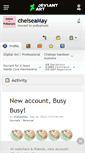 Mobile Screenshot of chelseamay.deviantart.com