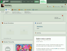 Tablet Screenshot of motoharu.deviantart.com