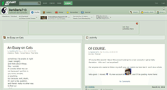 Desktop Screenshot of darkdaria713.deviantart.com