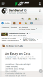 Mobile Screenshot of darkdaria713.deviantart.com