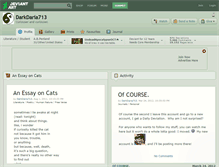 Tablet Screenshot of darkdaria713.deviantart.com