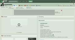 Desktop Screenshot of michelemarie.deviantart.com