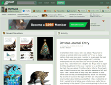 Tablet Screenshot of memuco.deviantart.com